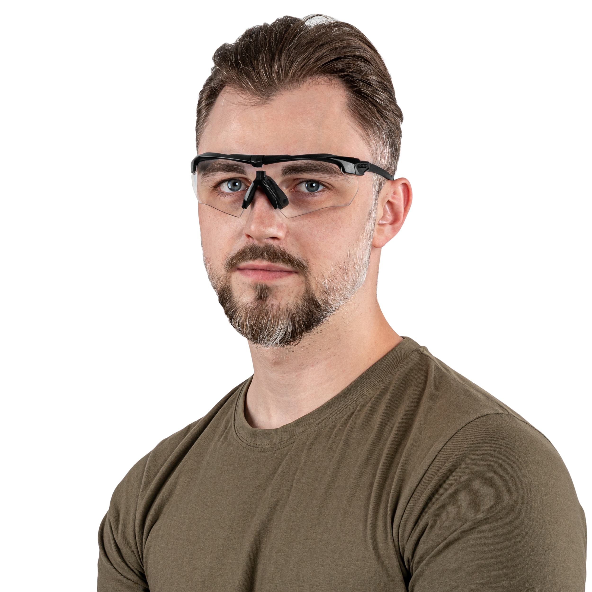 ESS Crossbow Suppressor 2X Tactical Glasses + Black Frame Clear/Smoke Grey/Laser LPL-B - set