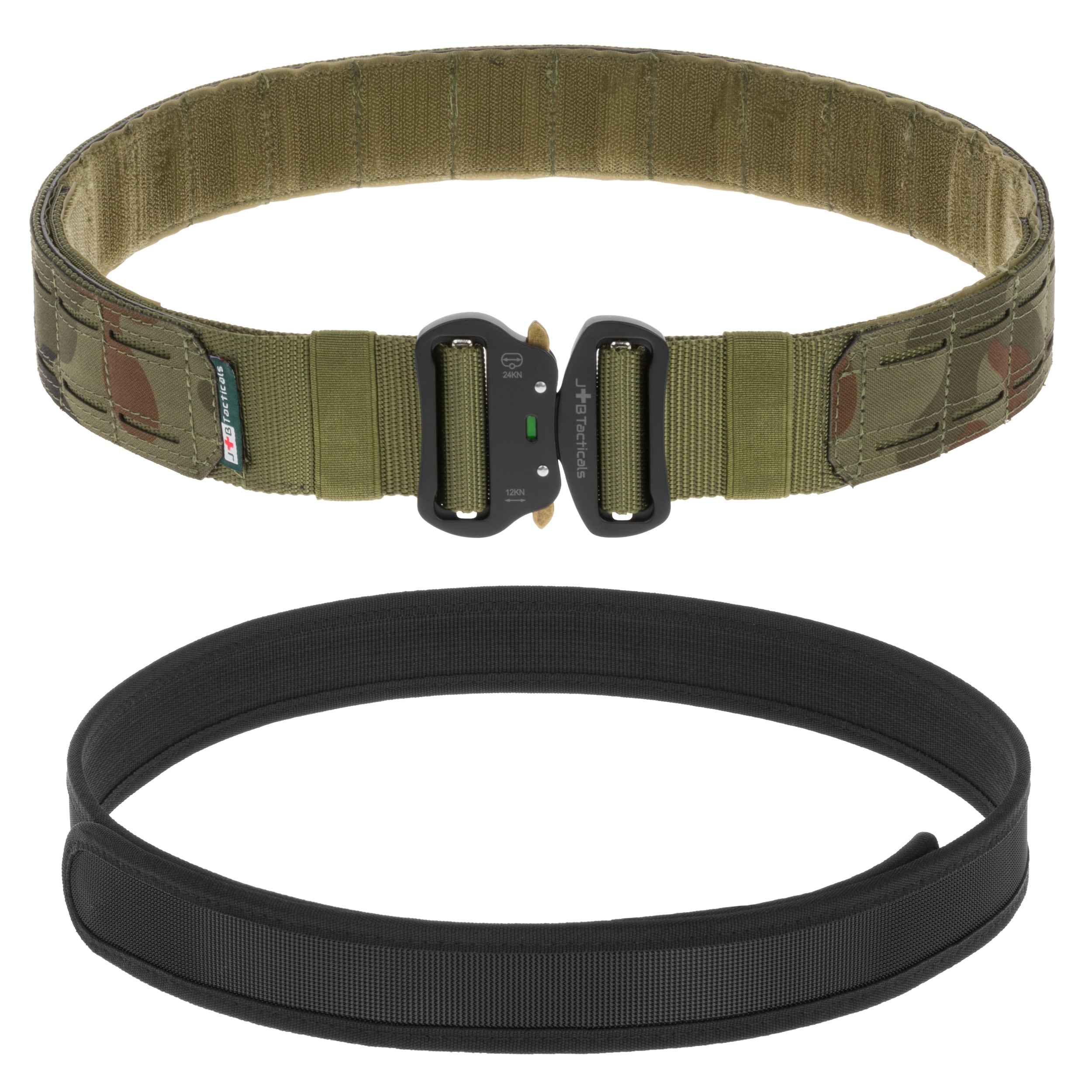 JB Tacticals MOLLE Laser Cut Tactical belt with inner belt - wz.93 Pantera PL Woodland