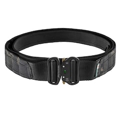 JB Tacticals MOLLE Laser Cut Tactical Belt with inner belt - Black Camo