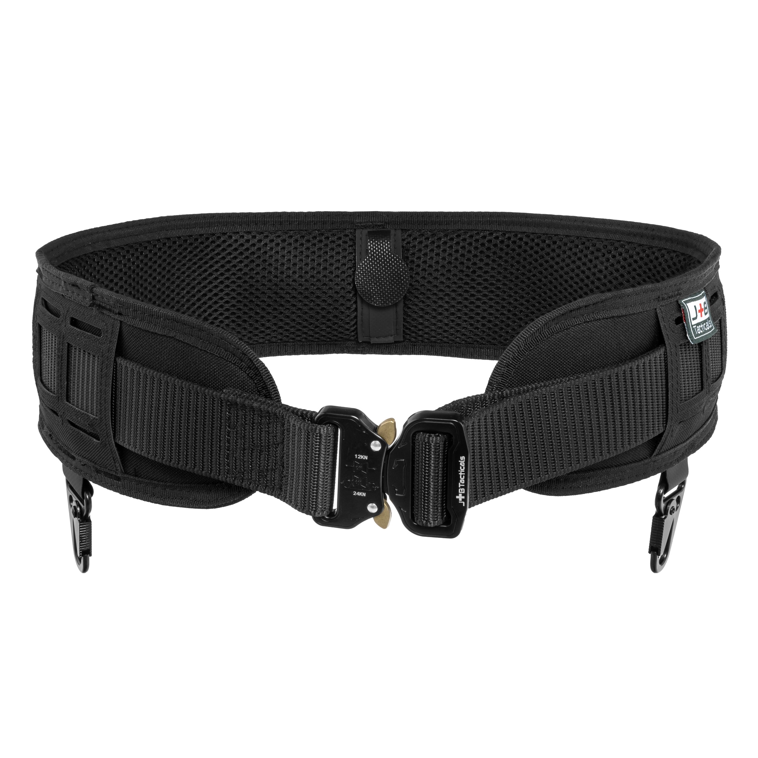 JB Tacticals MOLLE Laser Cut Tactical Belt - Black