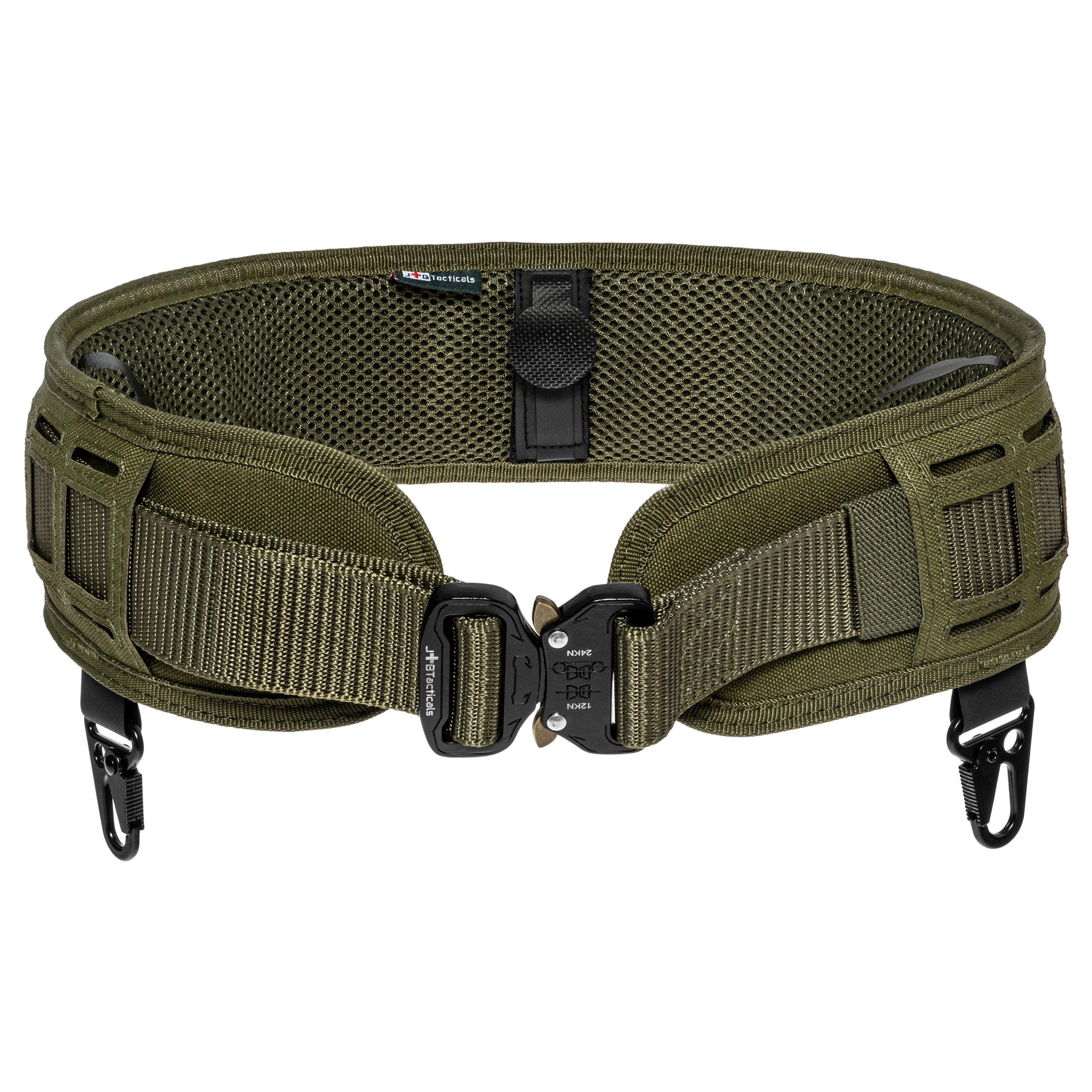 JB Tacticals MOLLE Laser Cut Tactical Belt - Green