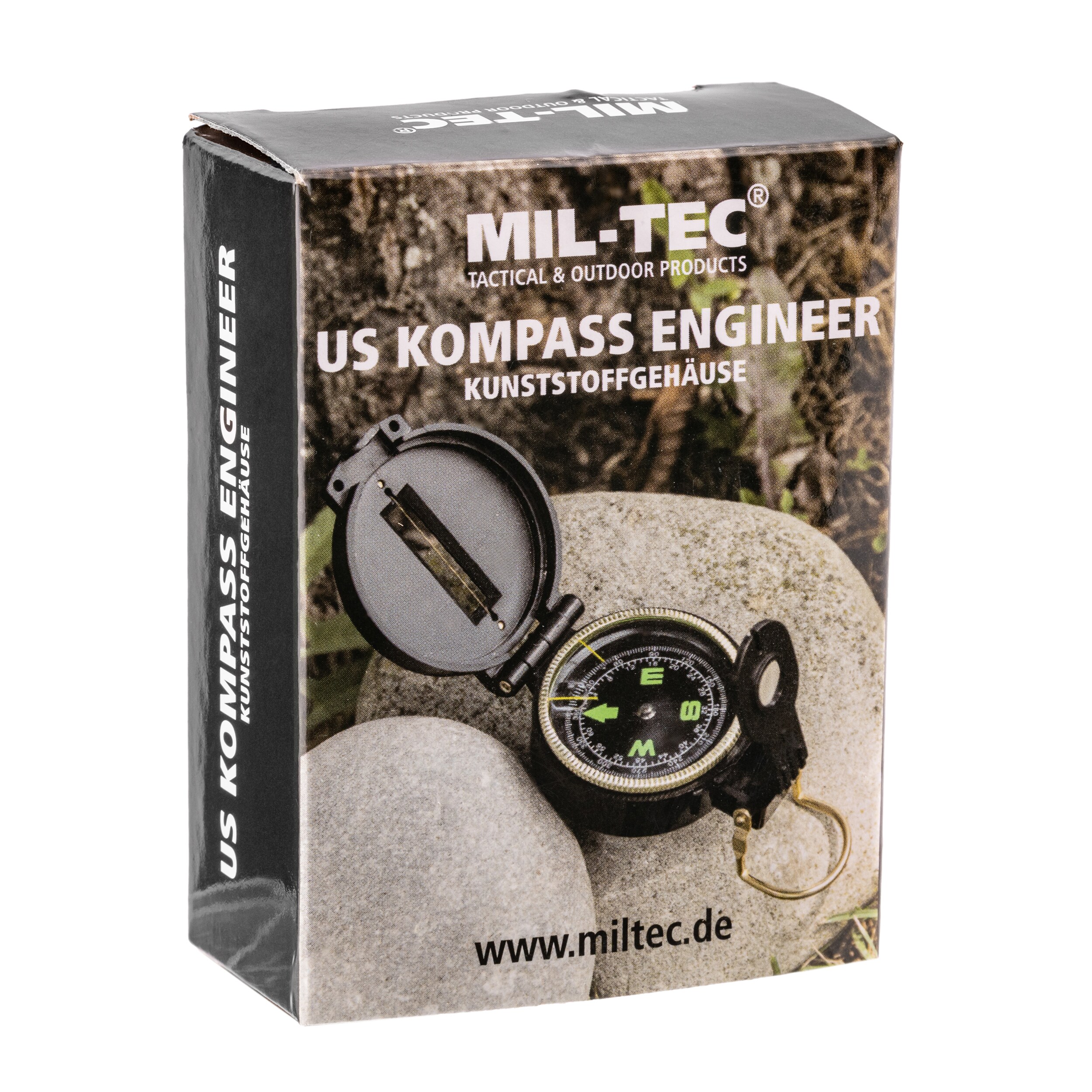 Mil-Tec Officer prismatic compass - aluminum housing