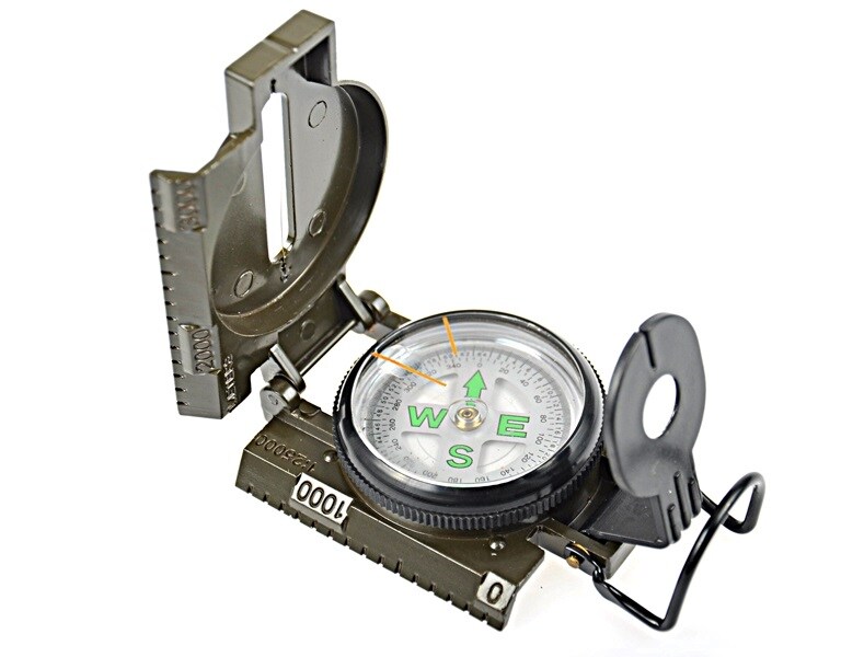 Mil-Tec Ranger US 1:25000 Compass - Olive Drab