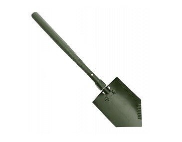 FOSCO Folding Shovel with Wooden Handle