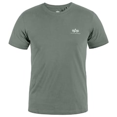 Alpha Industries Basic Small Logo T-Shirt - Vintage Green
