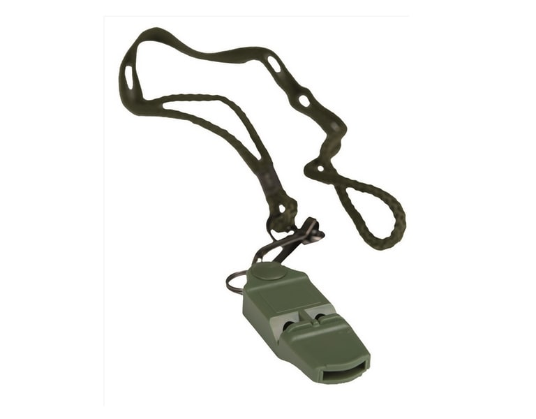 Mil-Tec No Ball Alarm whistle - Olive