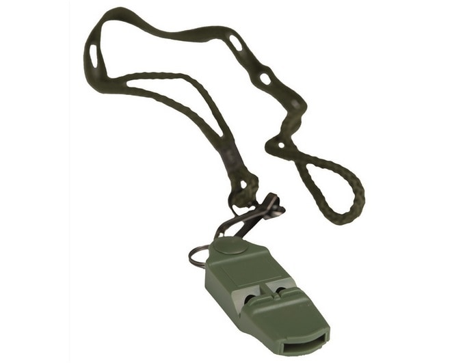 Mil-Tec No Ball Alarm whistle - Olive