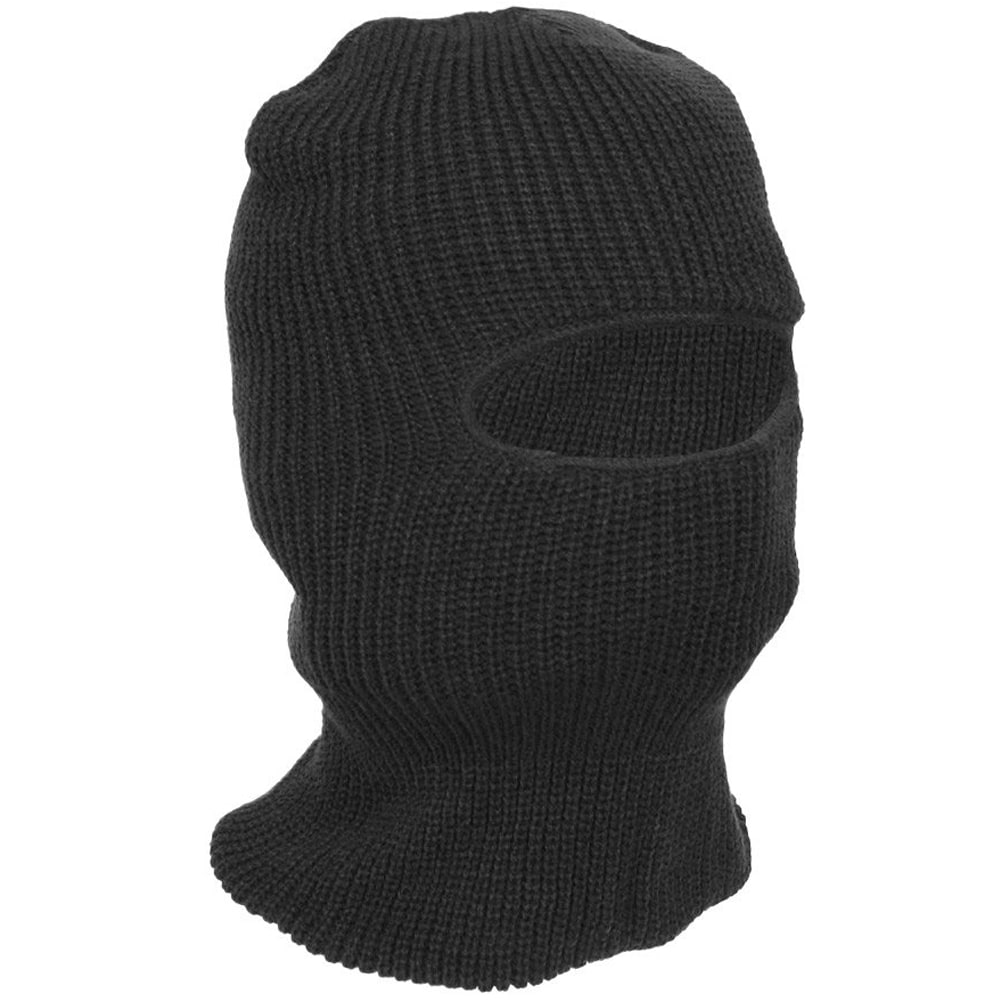 Mil-Tec Winter Balaclava with 1 hole - Black