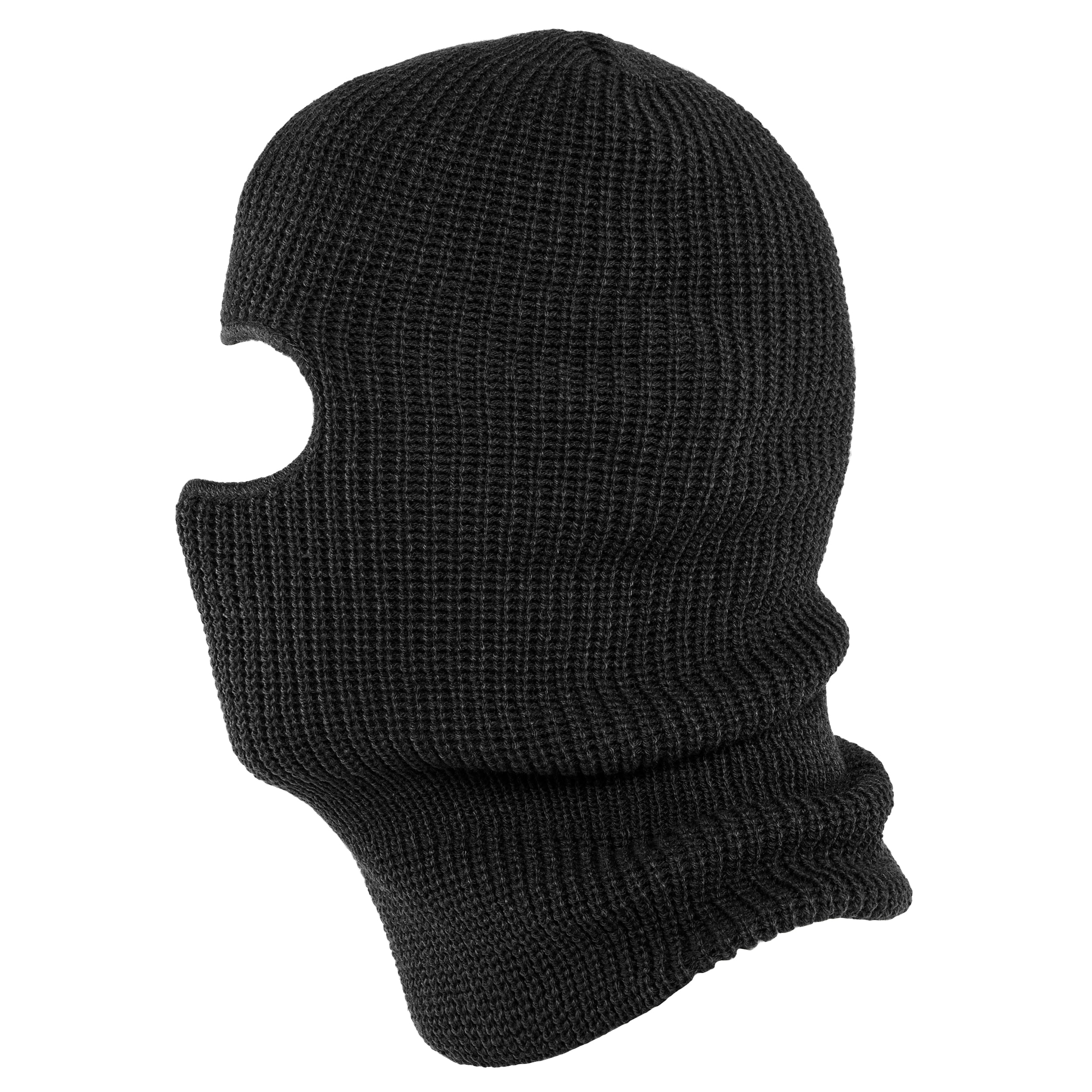 Mil-Tec Winter Balaclava with 1 hole - Black