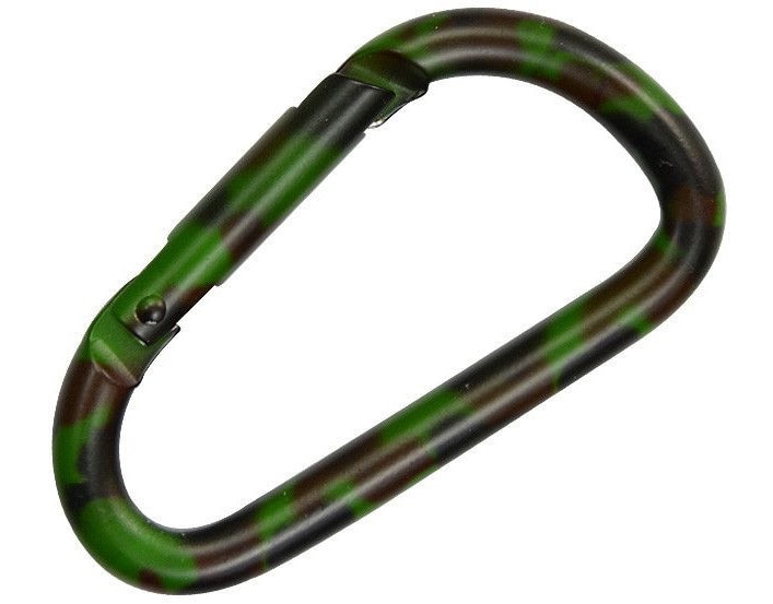 Mil-Tec Classic Aluminum Carabiner - 75 mm