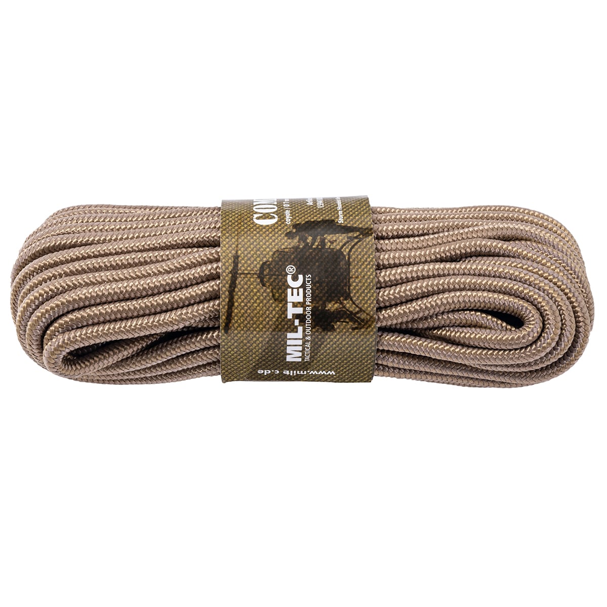 Mil-Tec Cord 7 mm x 15 m - 420 kg - Coyote Brown