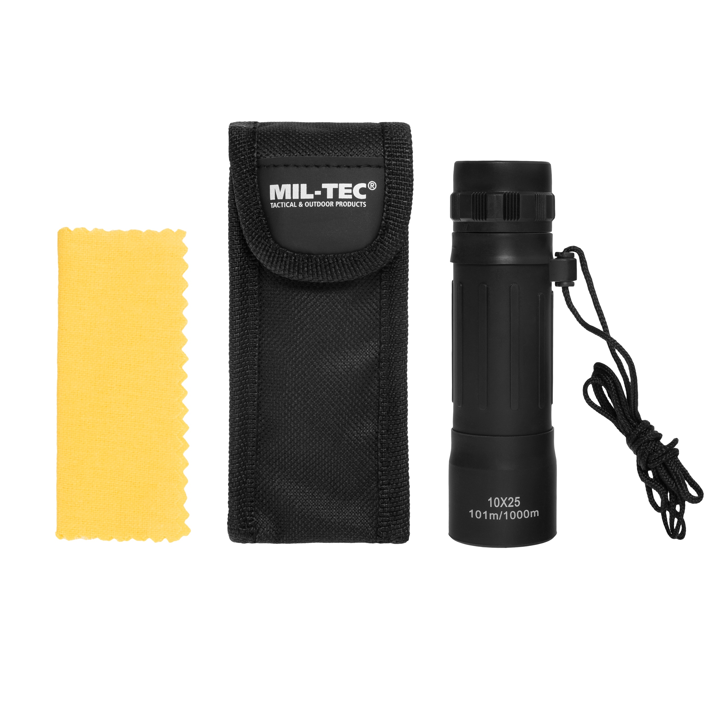 Mil-Tec 10x25 Monocular - Black