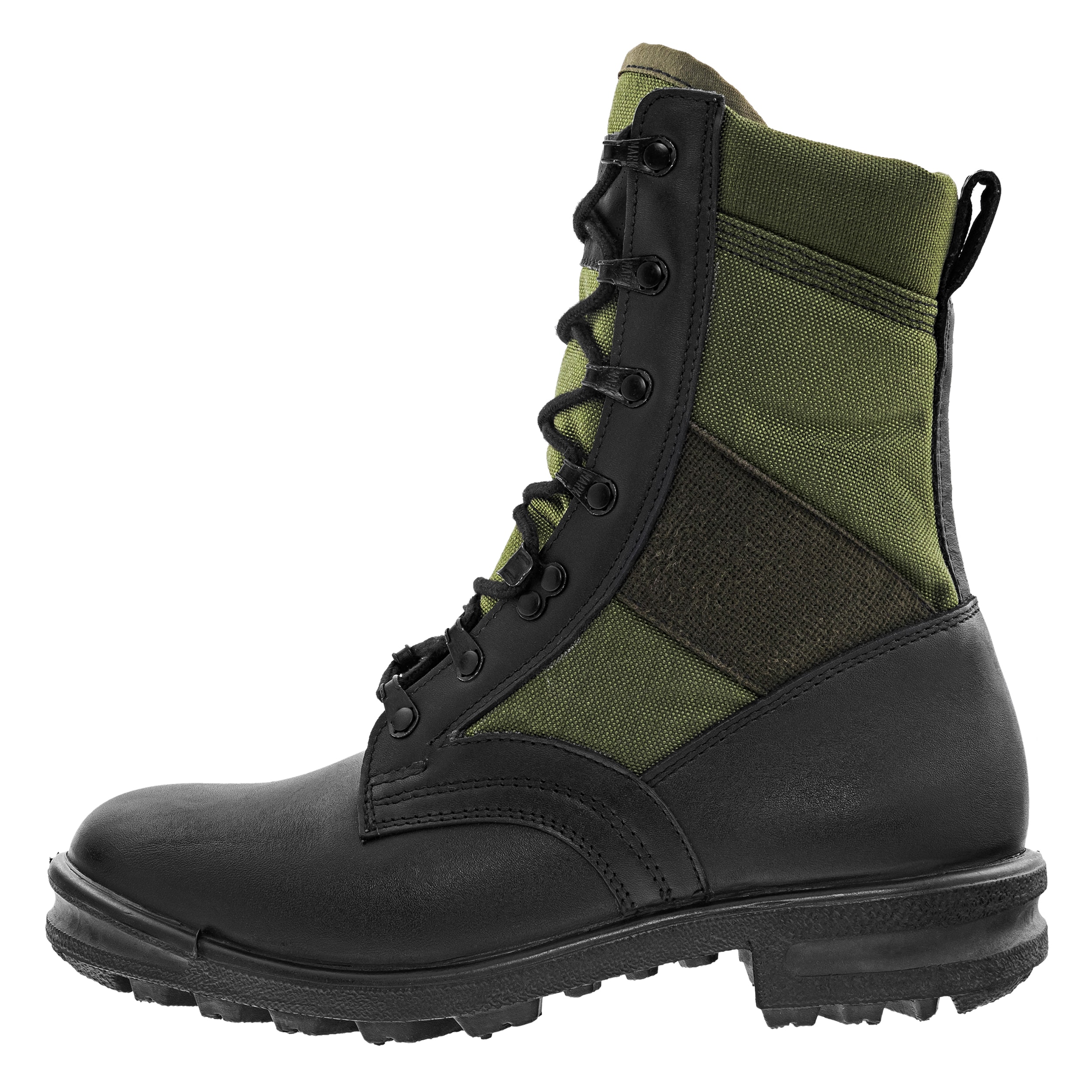 Tropical Baltes Boots - Black/OD Green - like new - Military Surplus