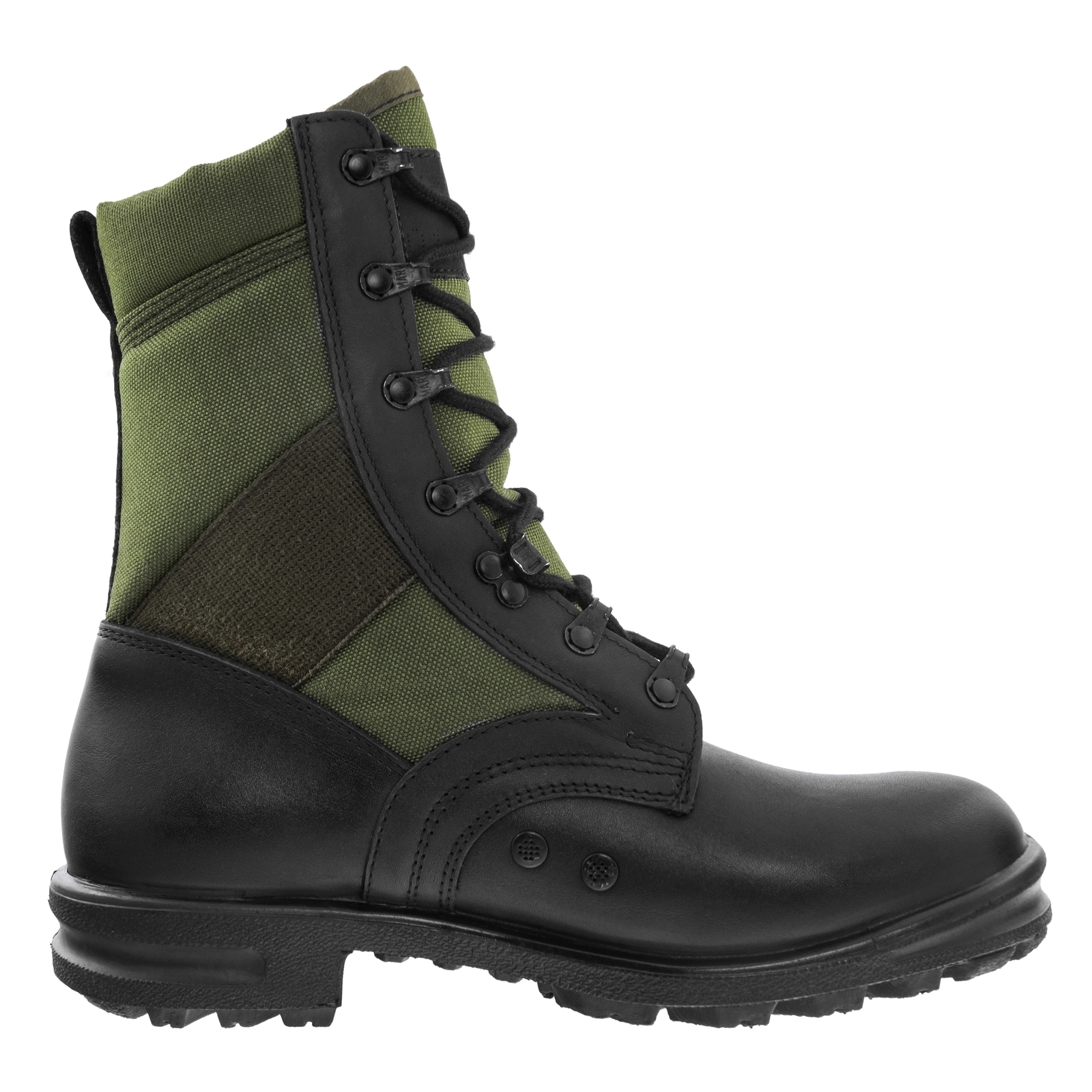 Tropical Baltes Boots - Black/OD Green - like new - Military Surplus