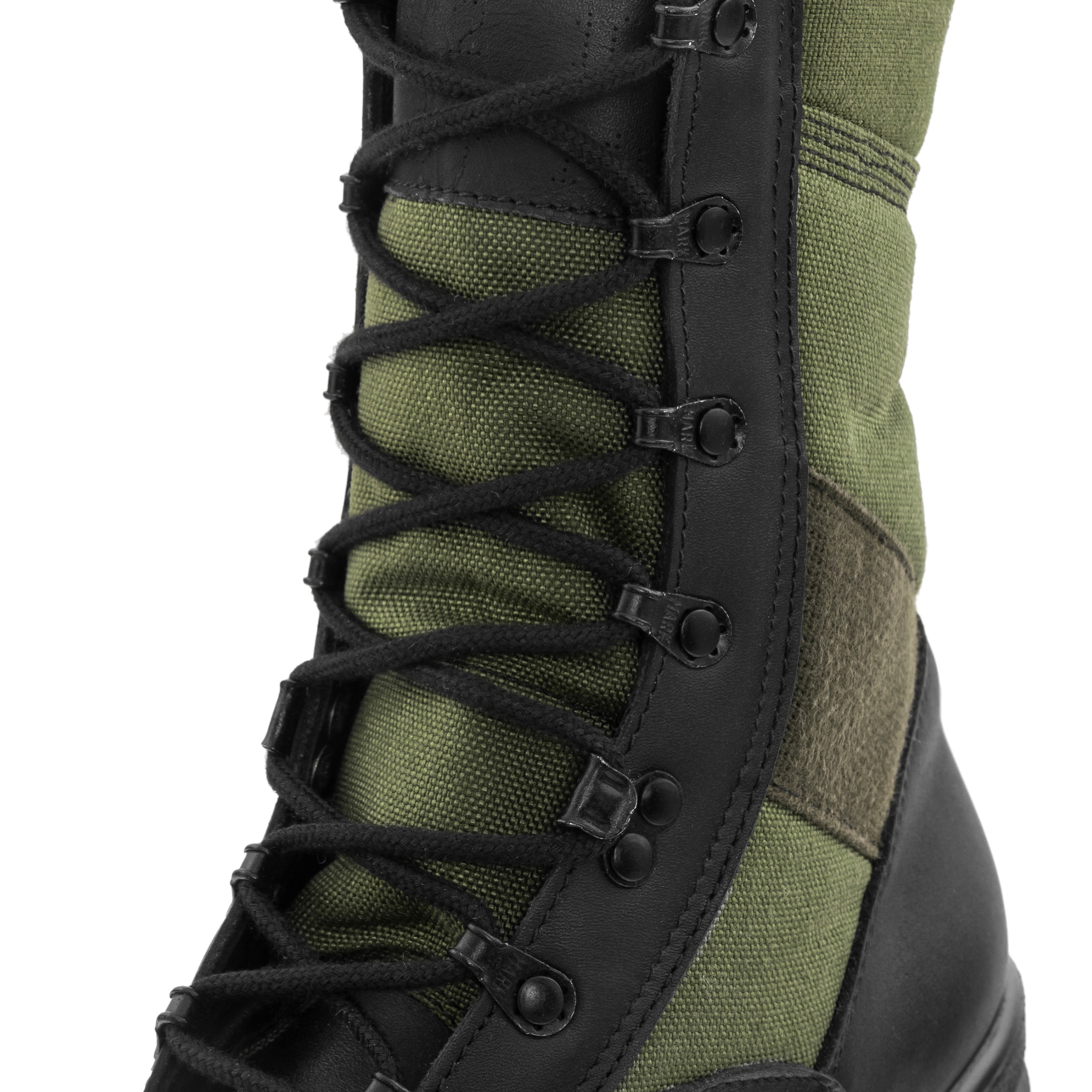 Tropical Baltes Boots - Black/OD Green - like new - Military Surplus