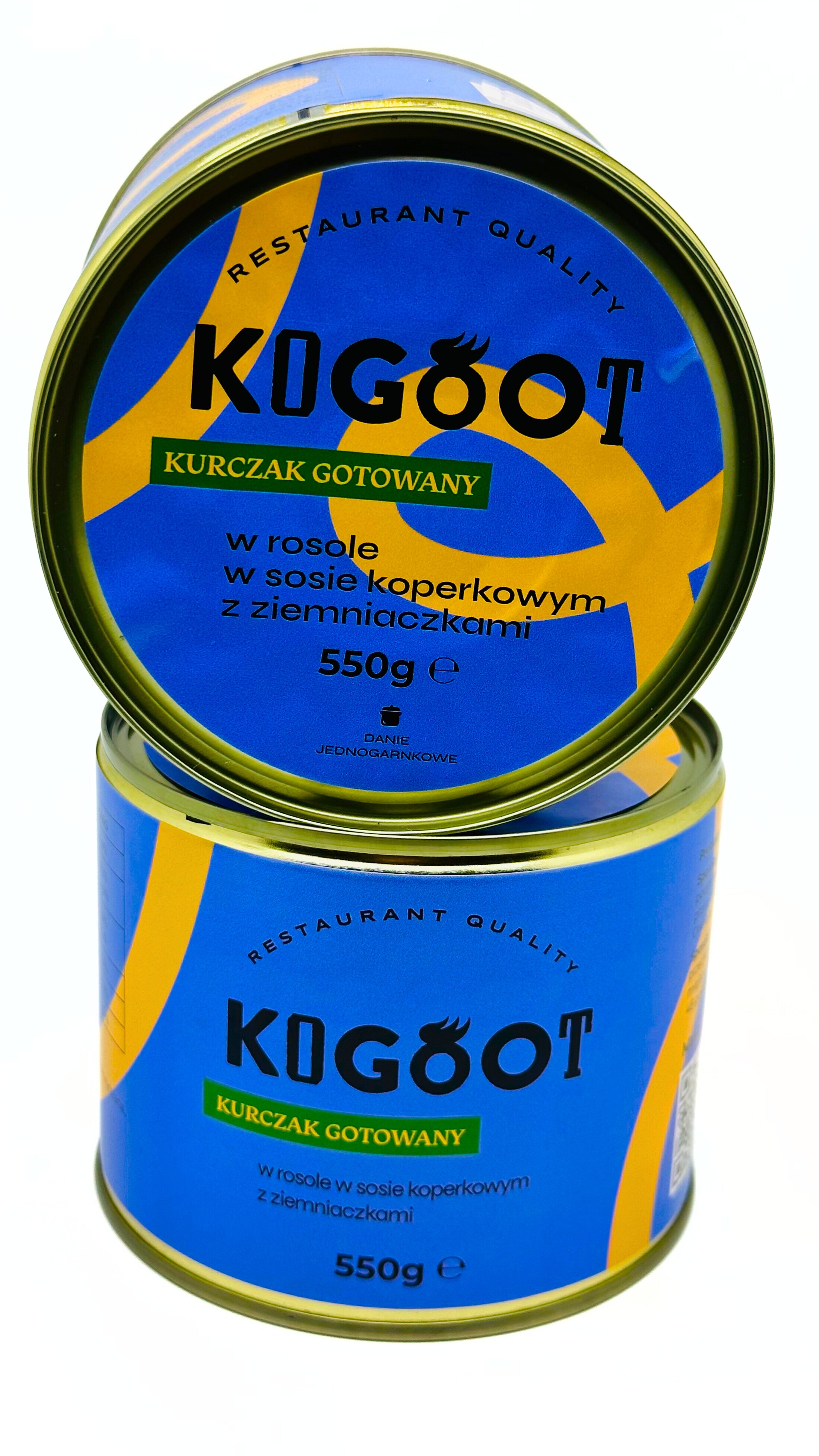 Kogoot Canned Food - Chicken cooked in broth in dill sauce with potatoes 550 g