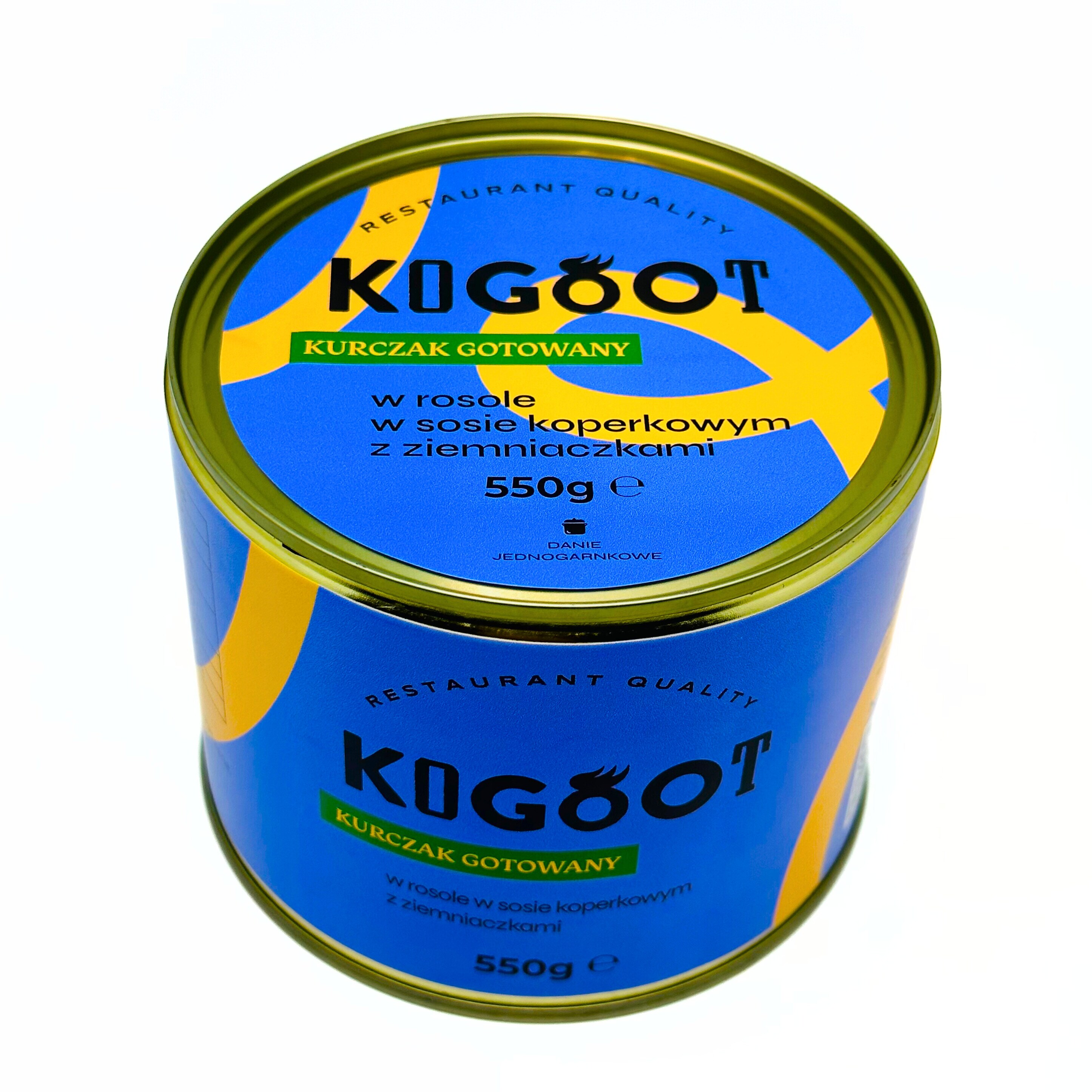 Kogoot Canned Food - Chicken cooked in broth in dill sauce with potatoes 550 g