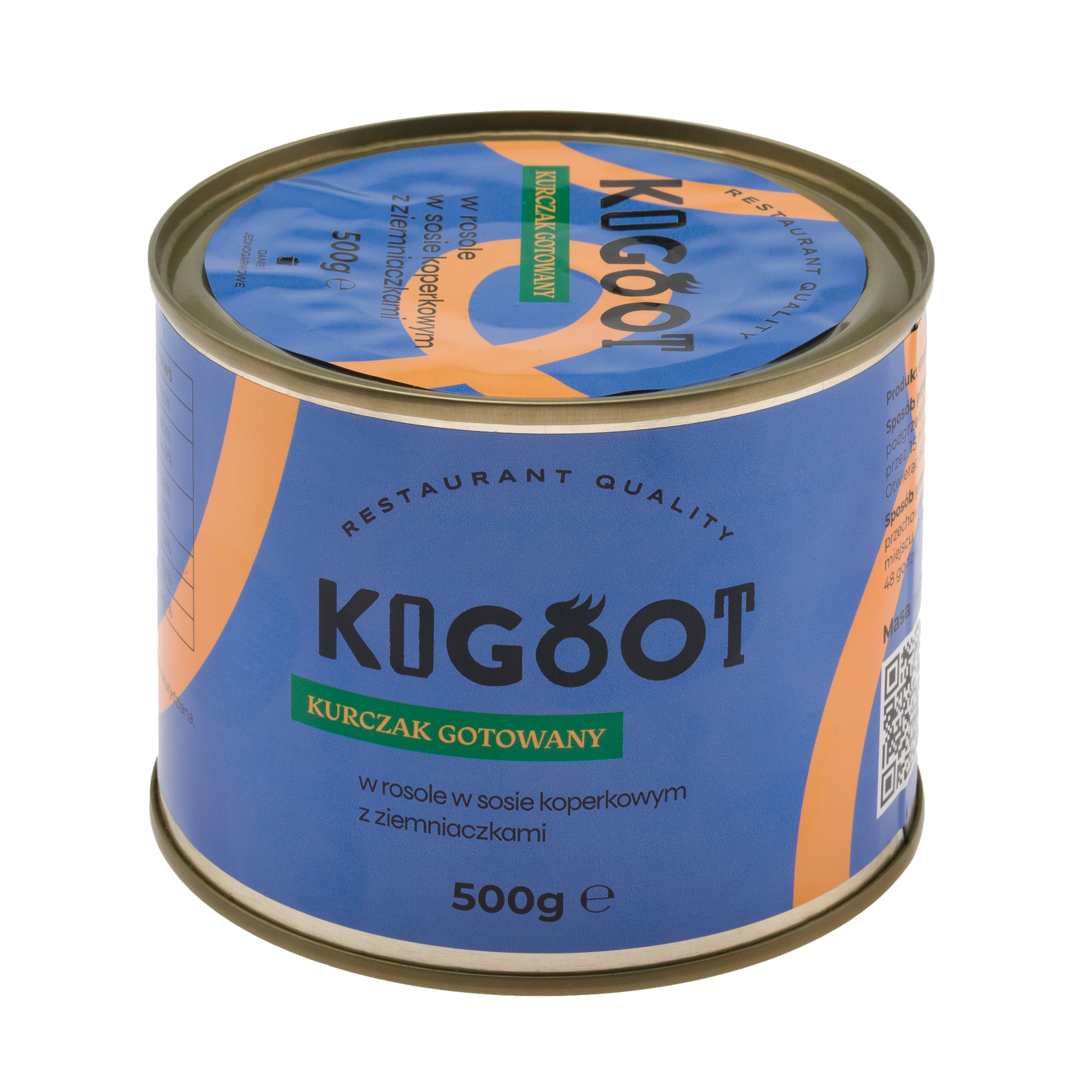 Kogoot Canned Food - Chicken cooked in broth in dill sauce with potatoes 500 g