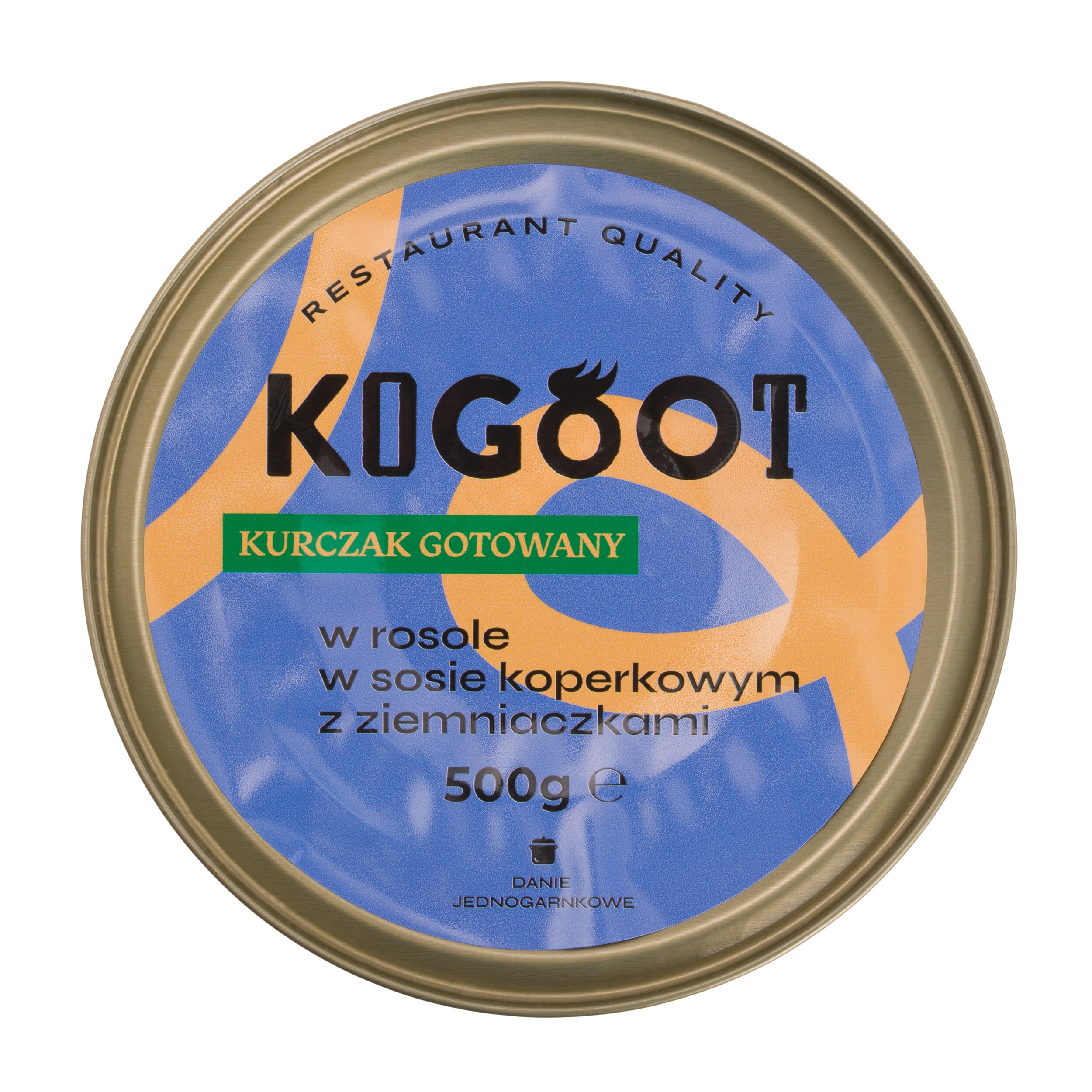 Kogoot Canned Food - Chicken cooked in broth in dill sauce with potatoes 500 g