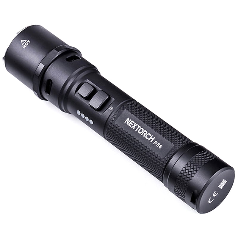 Nextorch P86 Flashlight with 120 dB whistle - 1600 lumens