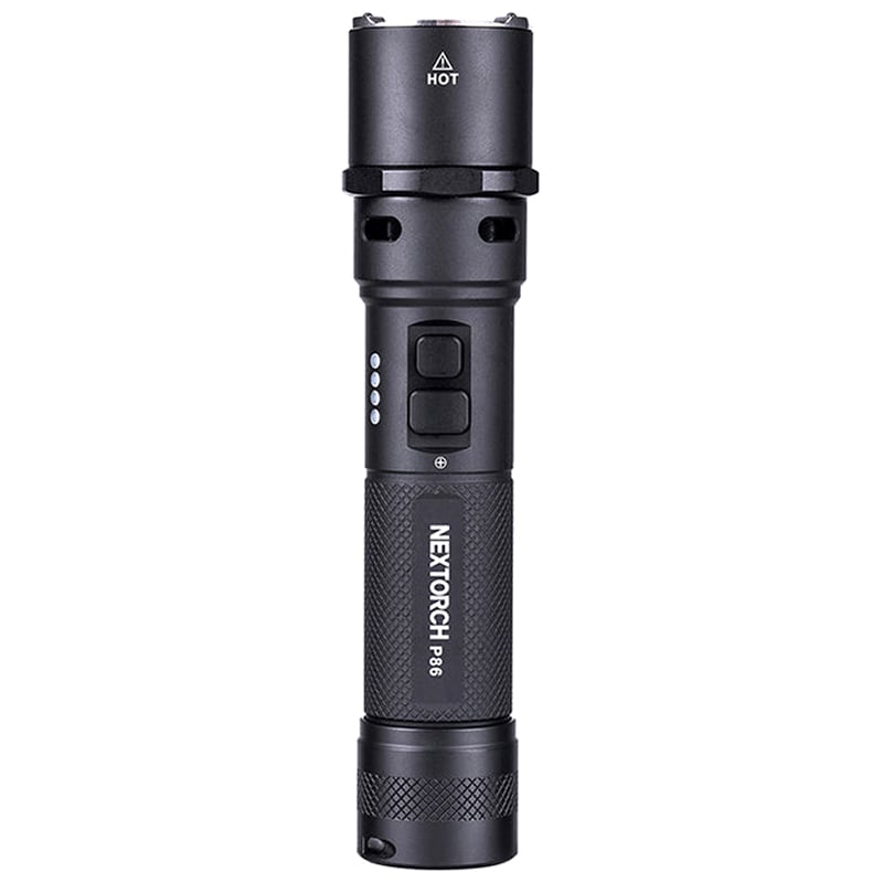 Nextorch P86 Flashlight with 120 dB whistle - 1600 lumens