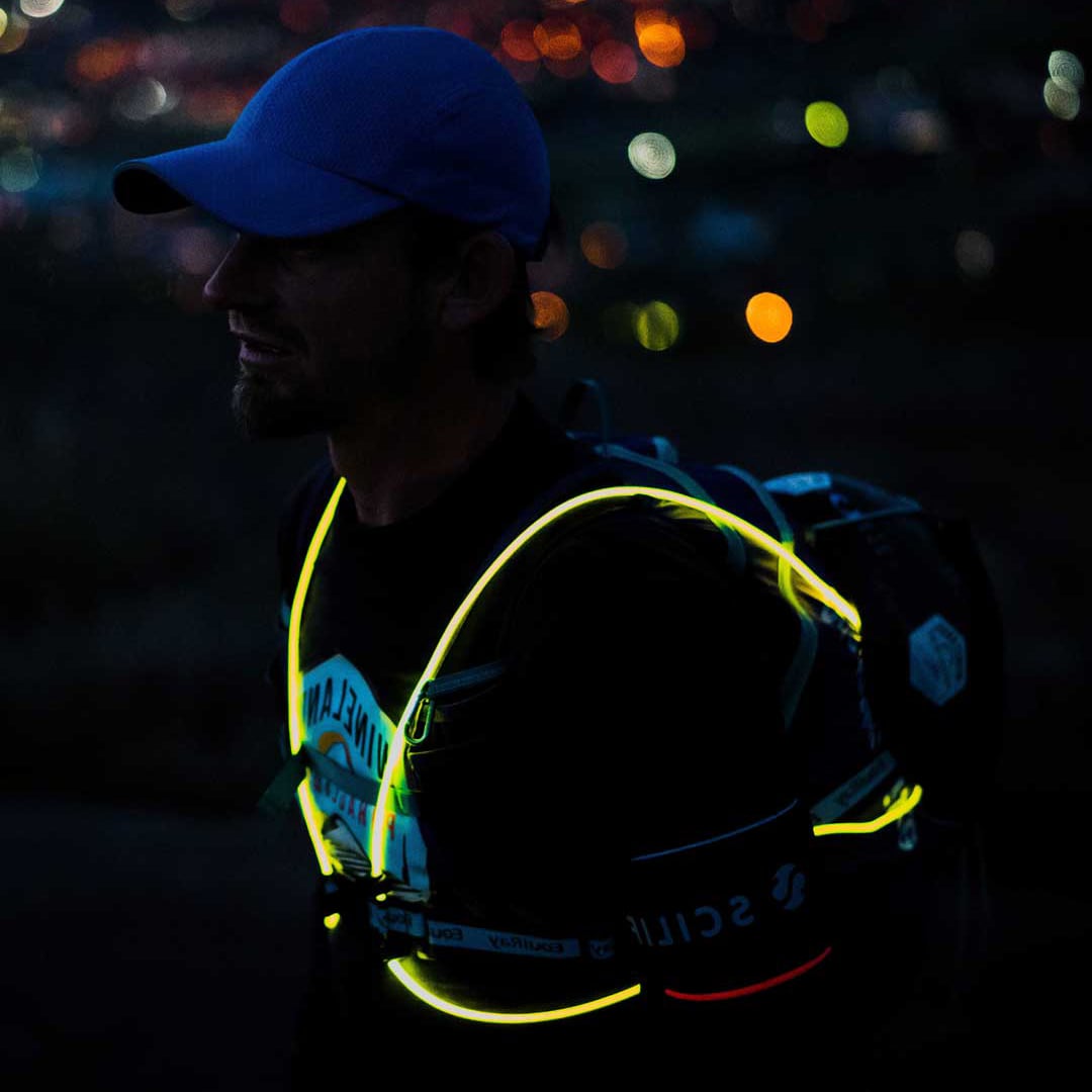 Wisport SunFibre Wearable Active Lighting Technology - Blue