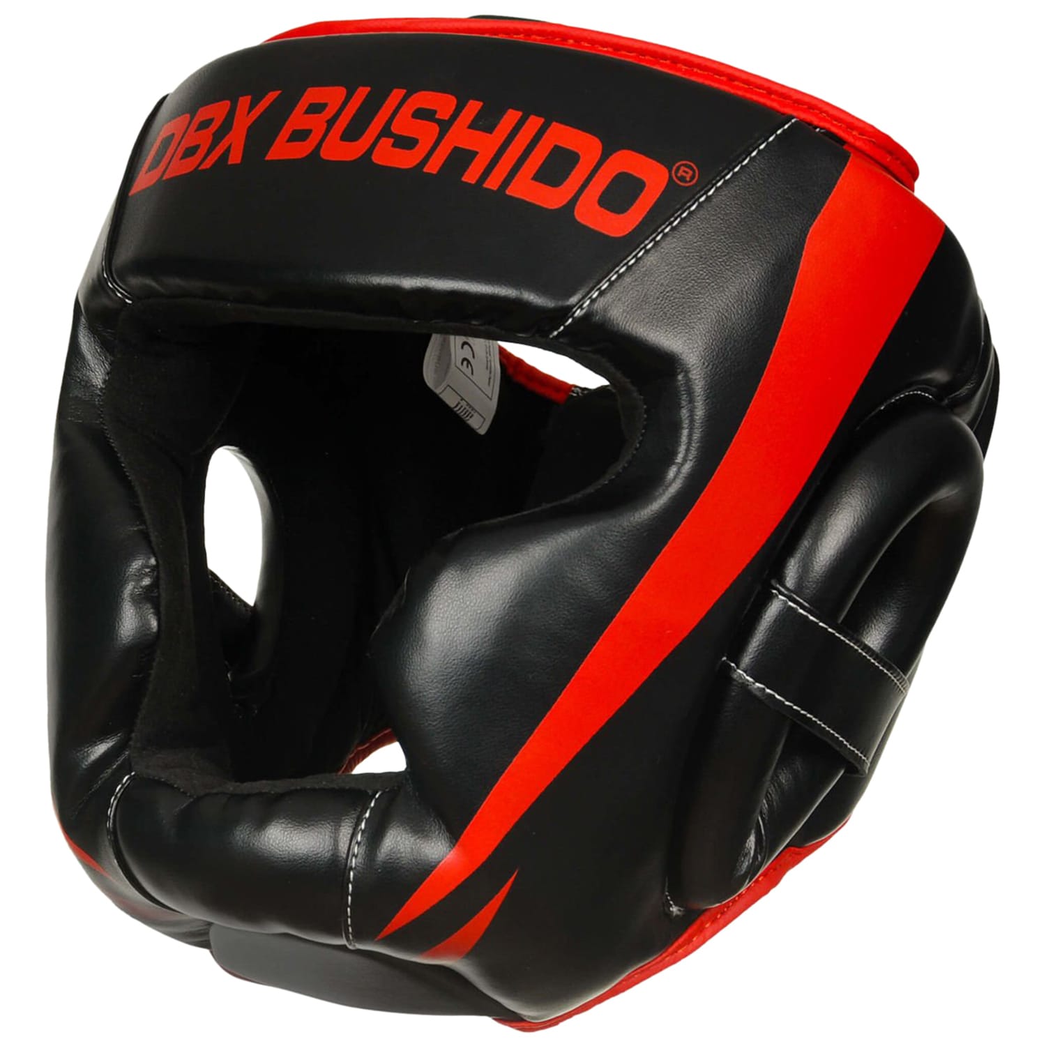 DBX Bushido Training/Sparring Boxing Headgear - Black/Red