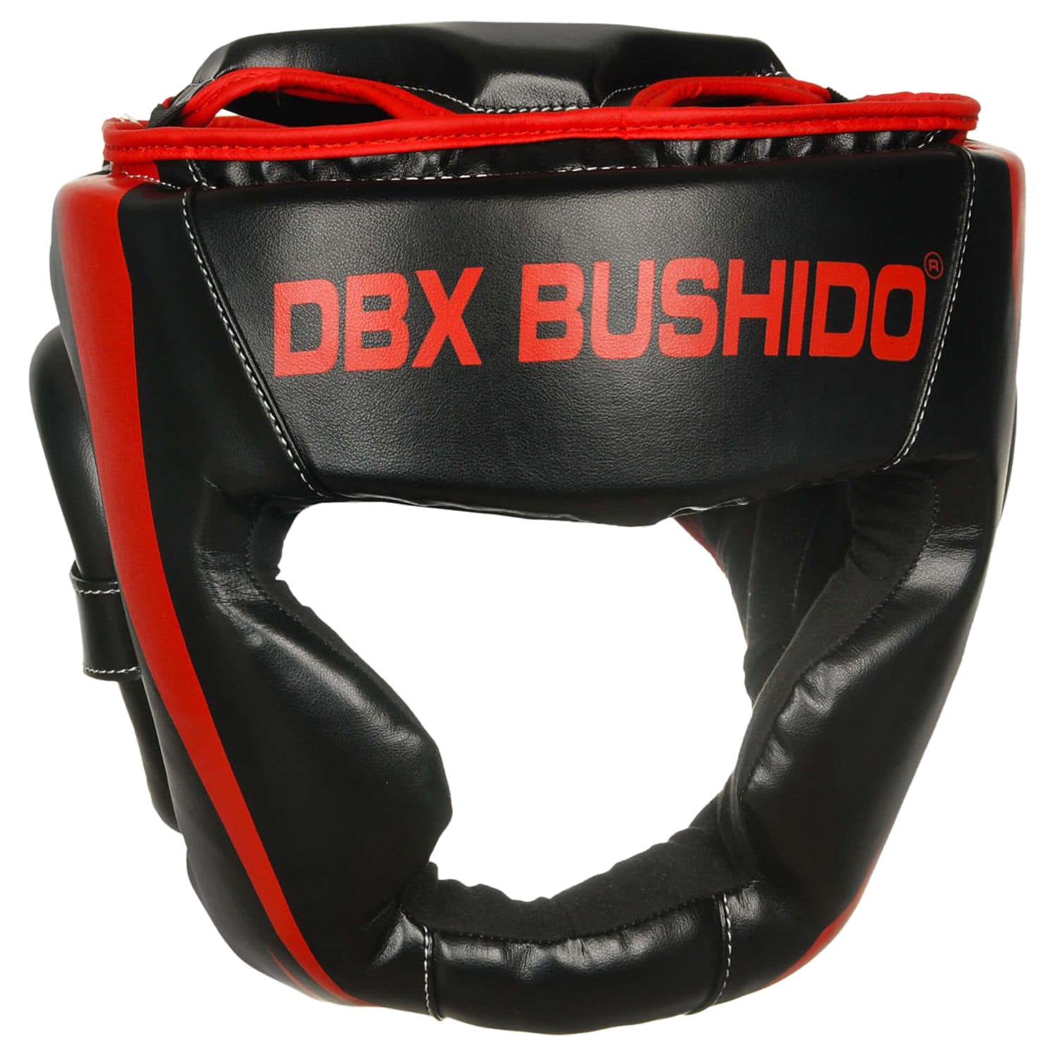 DBX Bushido Training/Sparring Boxing Headgear - Black/Red