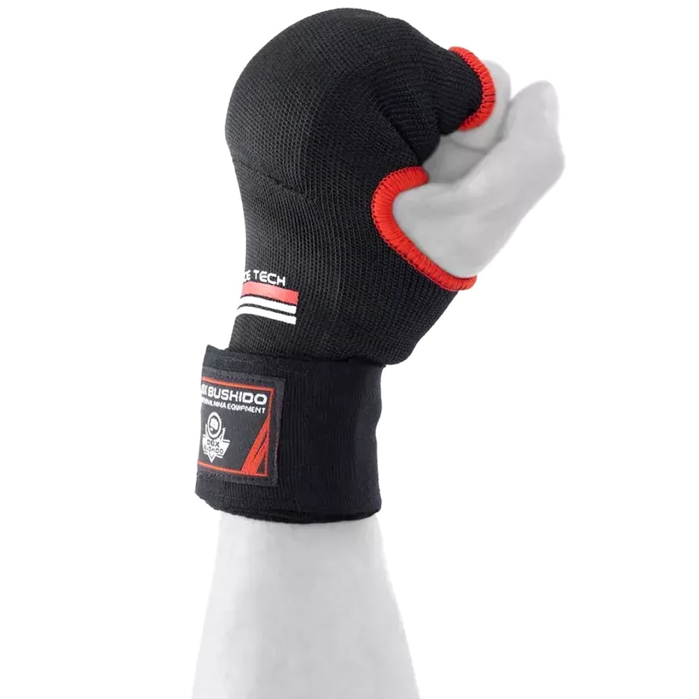 DBX Bushido Gel Gloves/Wraps - Black/Red