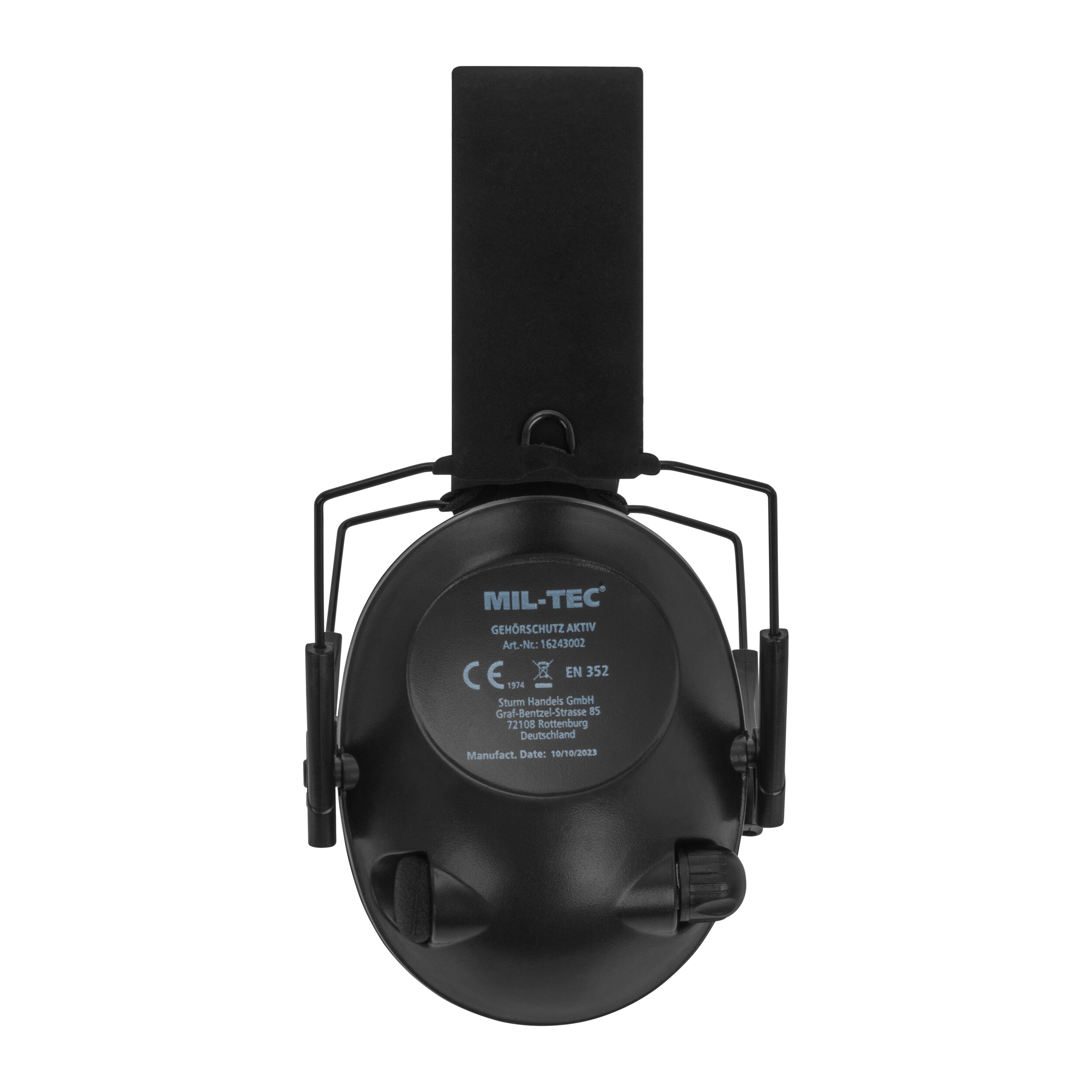 Mil-Tec Plus EED Active Hearing Protectors - Black