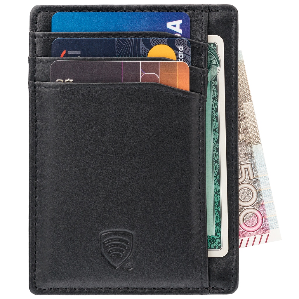 Koruma RFID Stop Protection Leather Pouch for Credit Card