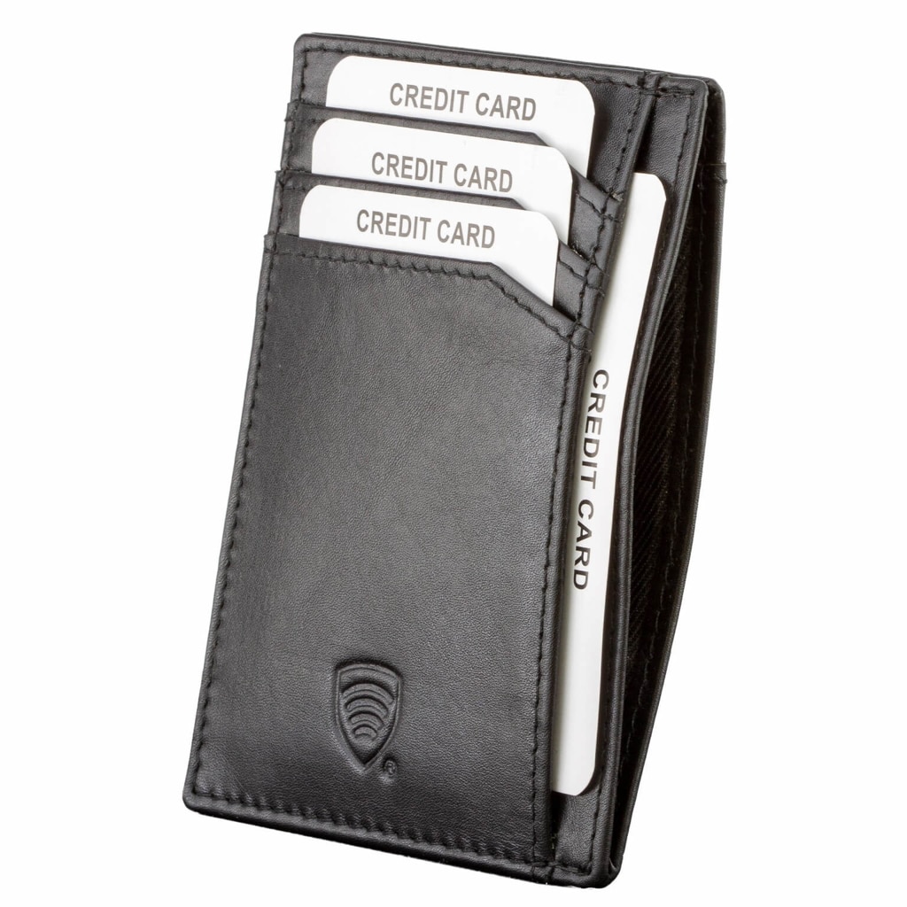 Koruma RFID Stop Protection Leather Pouch for Credit Card