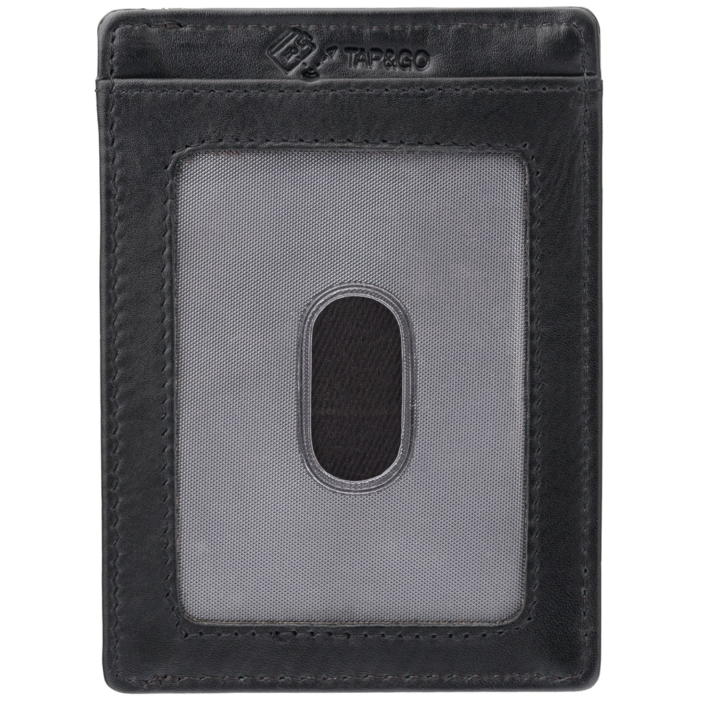 Koruma RFID Stop Protection Leather Pouch for Credit Card