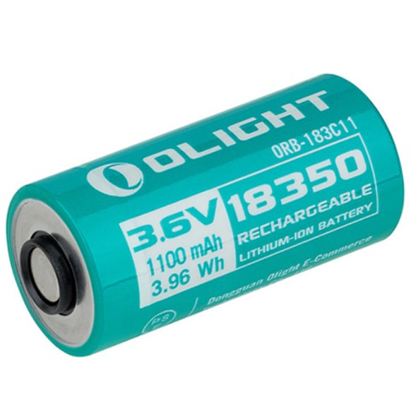 Olight 3.6V Rechargeable battery for Seeker 4 Mini/Warrior Nano flashlights - 1100 mAh