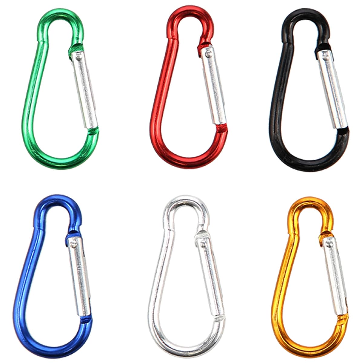 Nils Camp NC1700 Carabiner Set - 6 pcs.