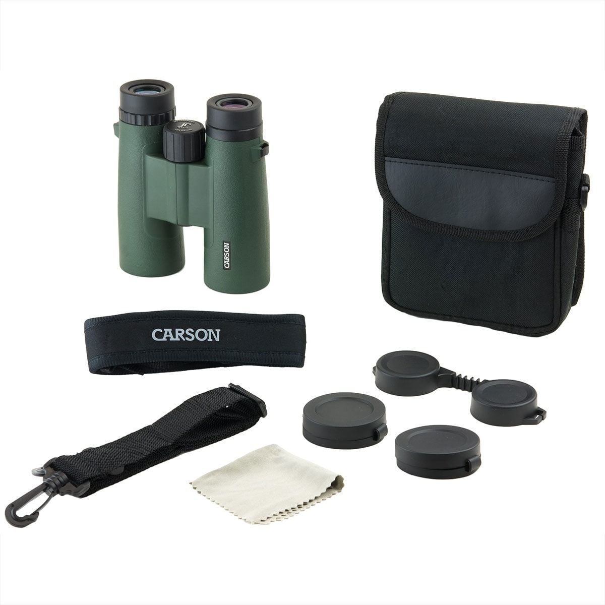 Carson JR-042 10x42 Binoculars - Green