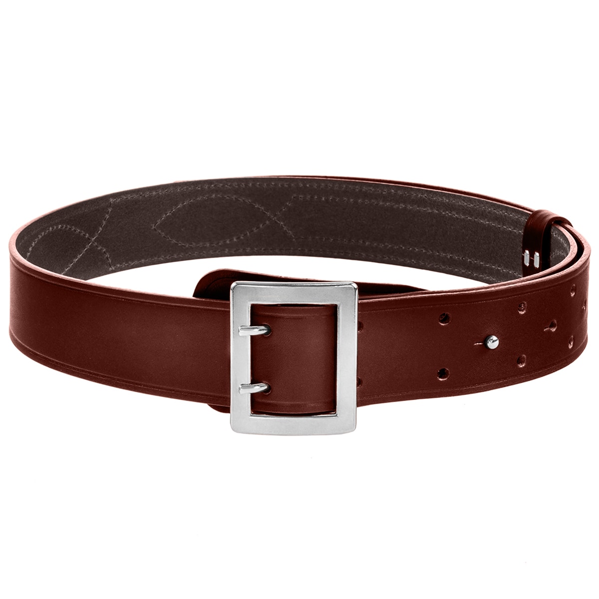 Officer's Leather Belt - Light brown