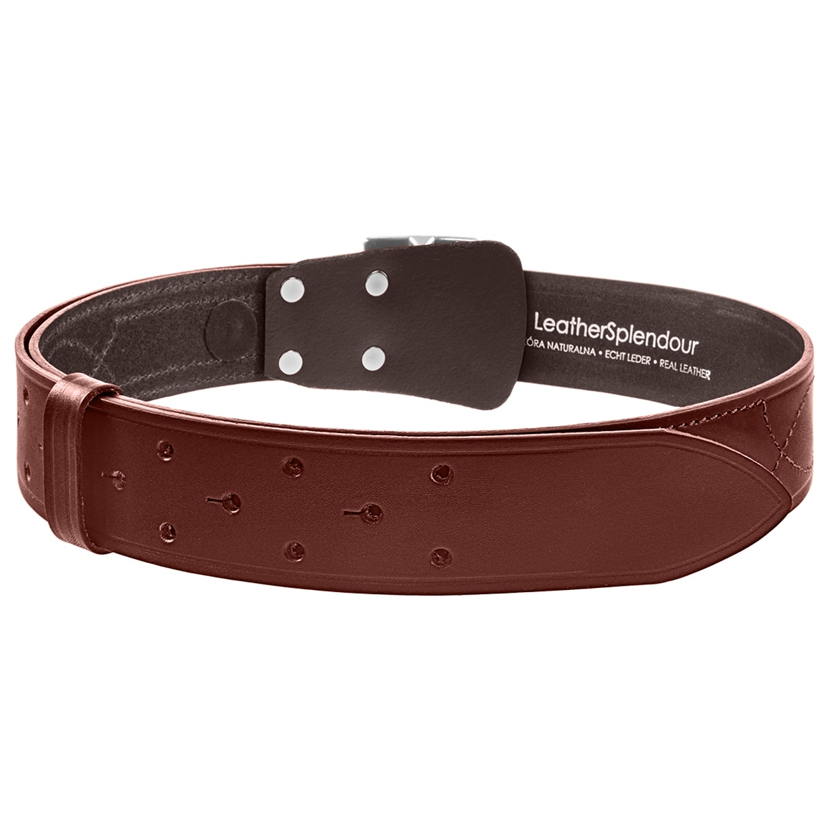Officer's Leather Belt - Light brown