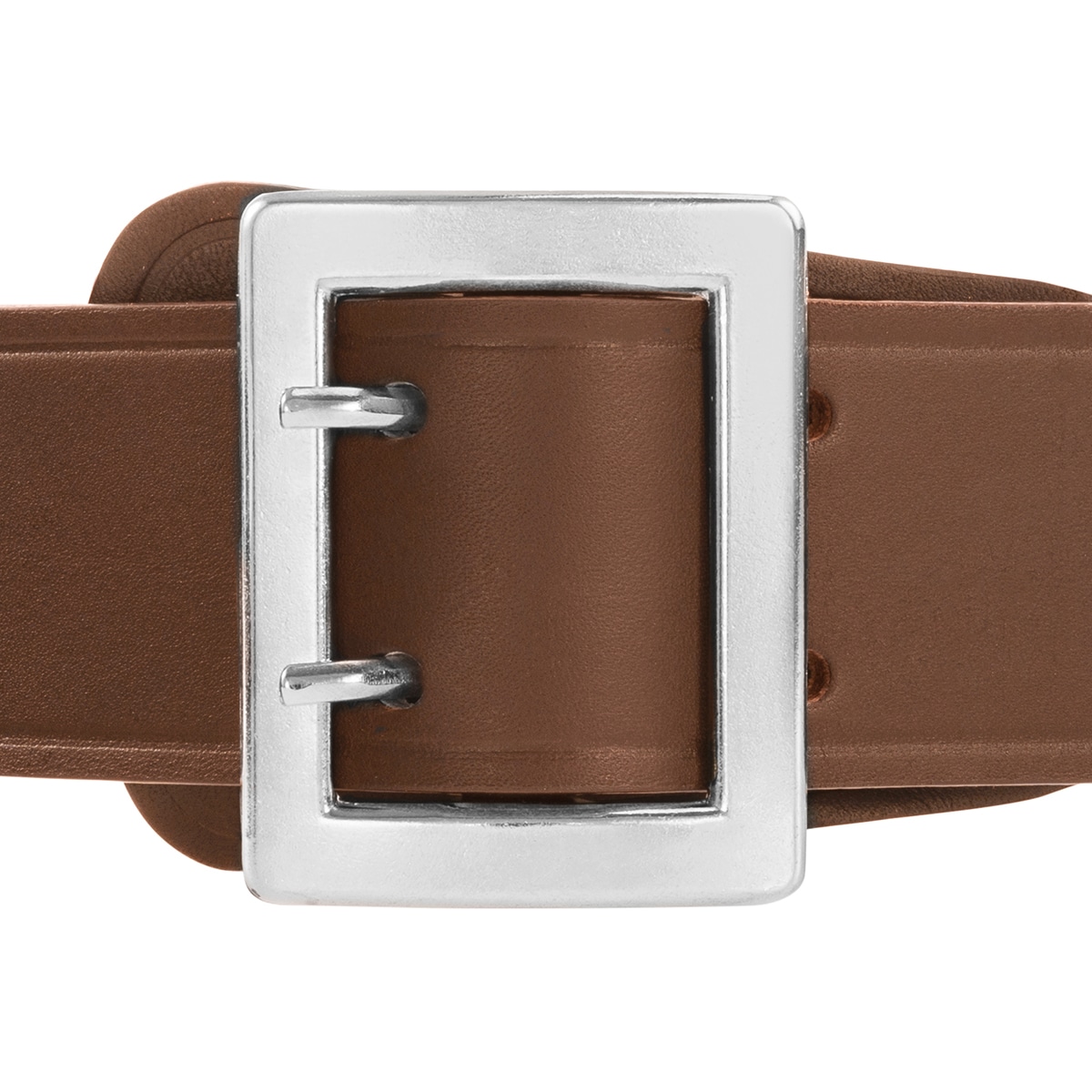 Officer's Leather Belt - Light brown