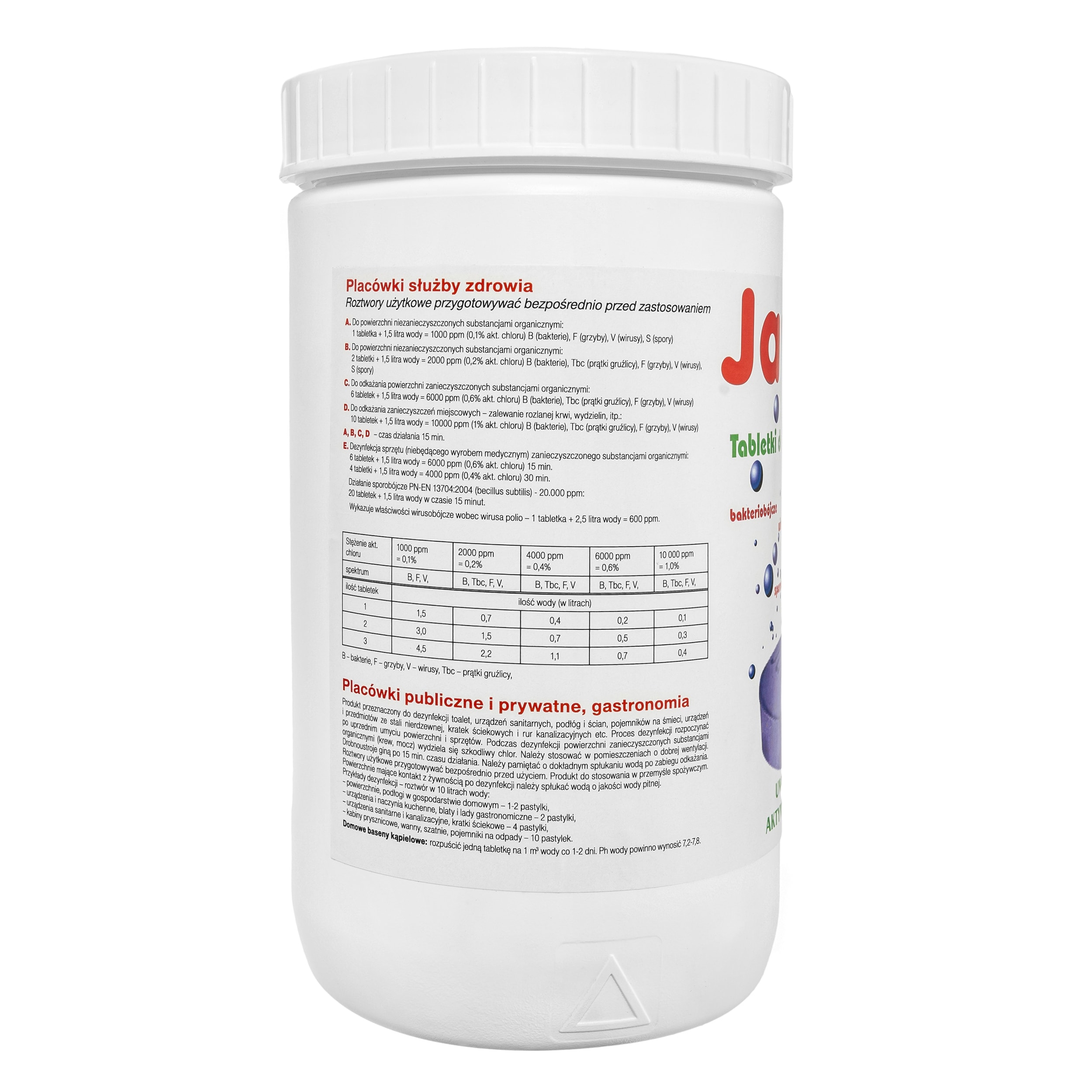 Javel Aqua tablets for water treatment - 300 pcs.