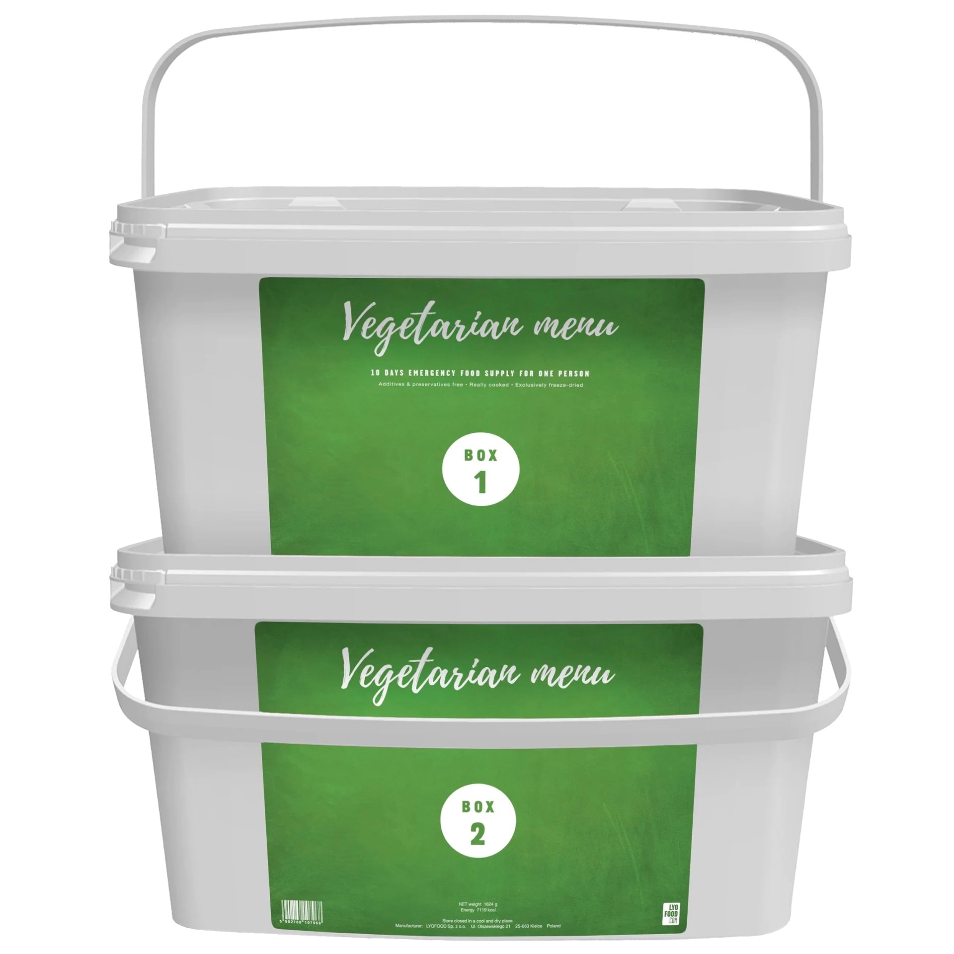 LYOFOOD 10-day Freeze-dried Food Package - vegetarian