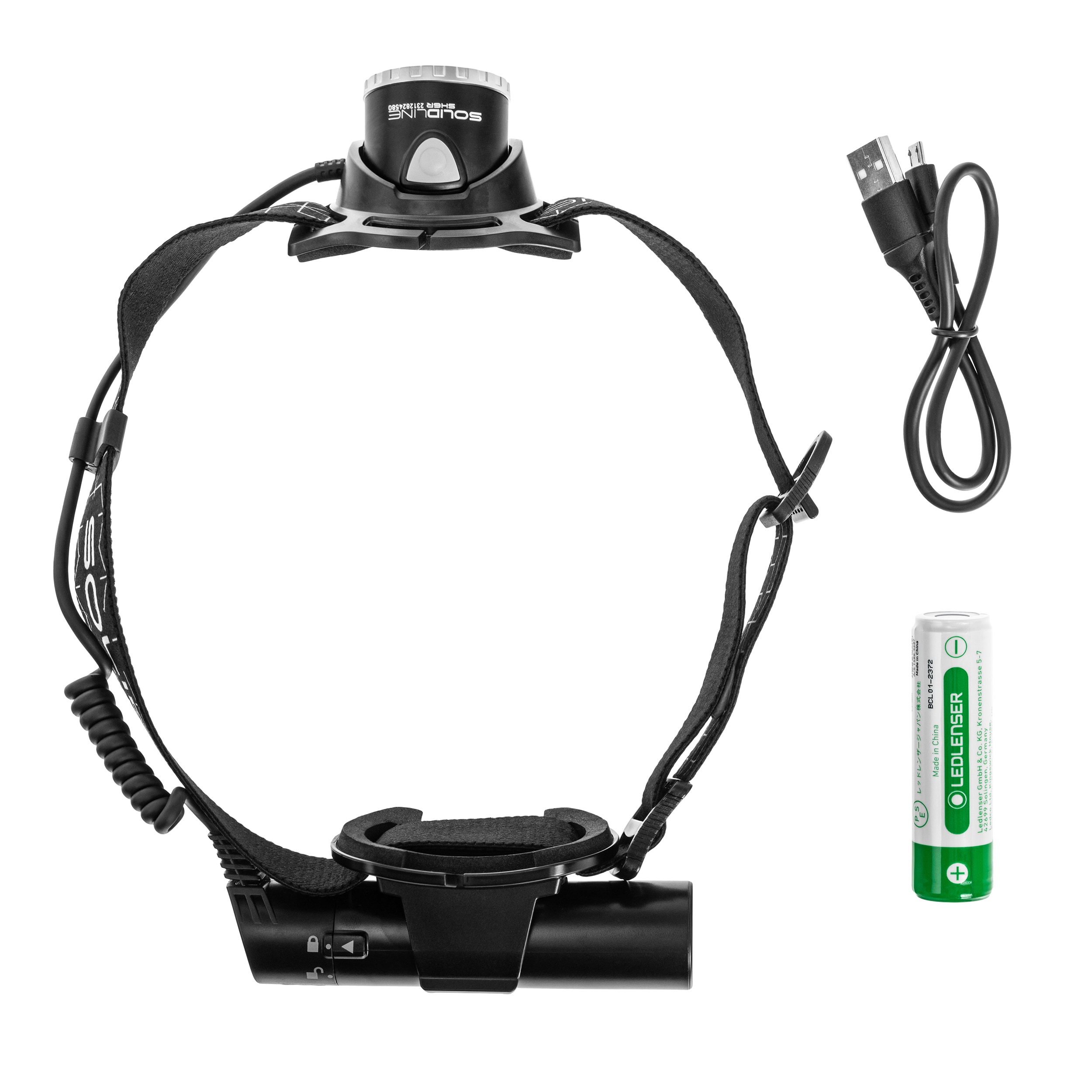 Ledlenser SH6R Solidline Black Headlamp - 600 lumens