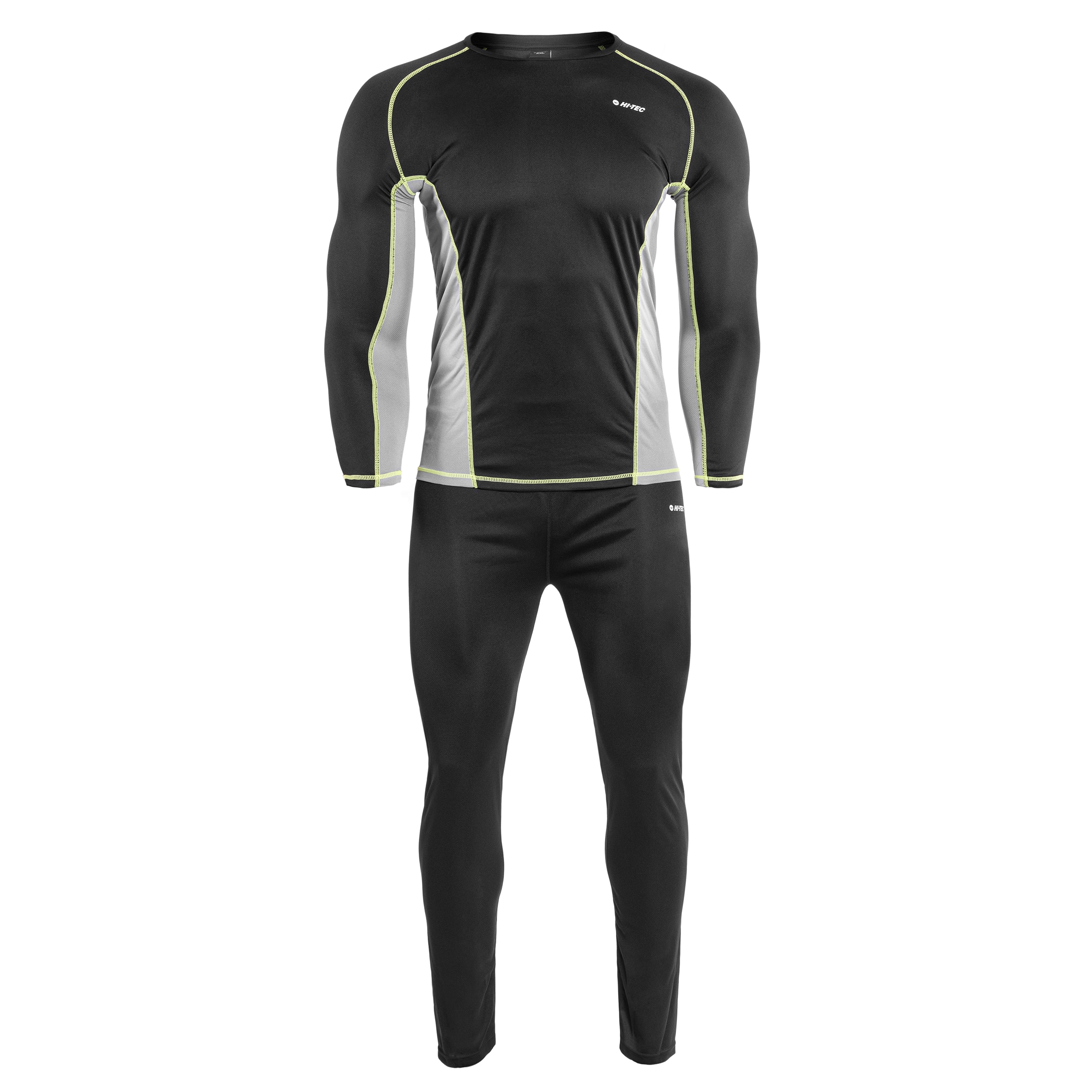 Hi-Tec Kamo Set Thermal Underwear - Black/Grey