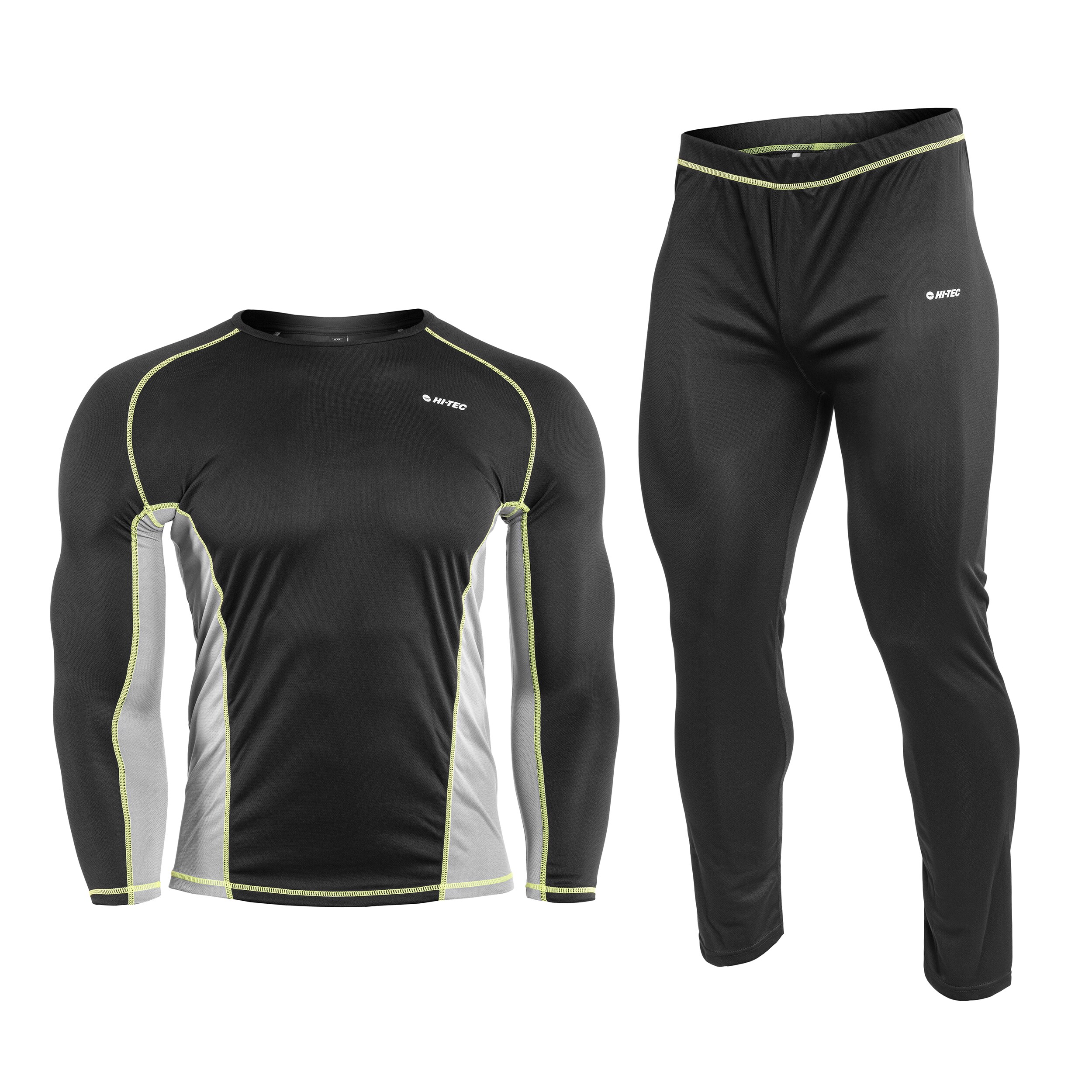 Hi-Tec Kamo Set Thermal Underwear - Black/Grey