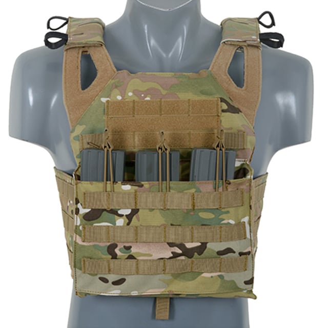 8Fields Jump Plate Carrier Cummerbund Tactical Vest - Arid MC Camo