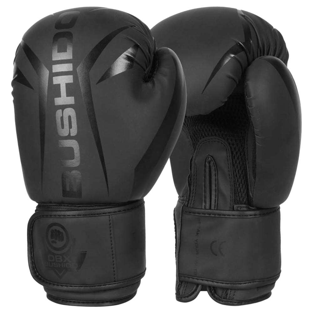 DBX Bushido Raptor B-2V22 Boxing Gloves - Matte Black