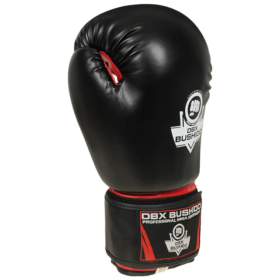 DBX Bushido ARB-407 Boxing Gloves - Black/Red