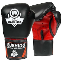 DBX Bushido ARB-407 Boxing Gloves - Black/Red