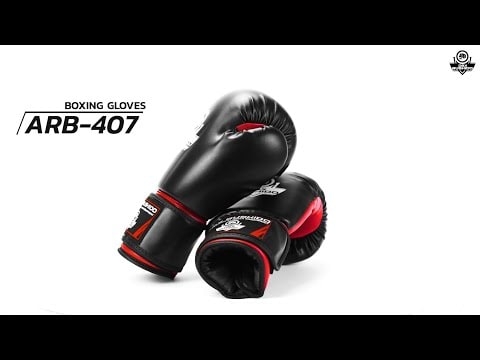 DBX Bushido ARB-407 Boxing Gloves - Black/Red