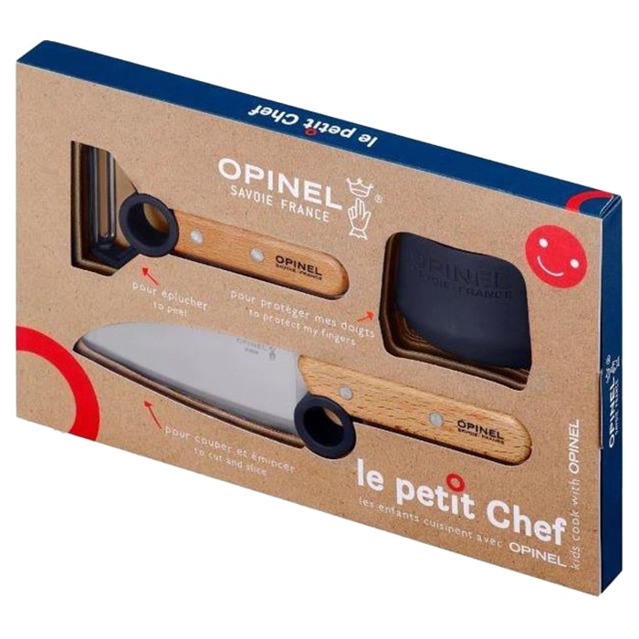 Opinel Le Petit Chef Children's Kitchen Set - Blue